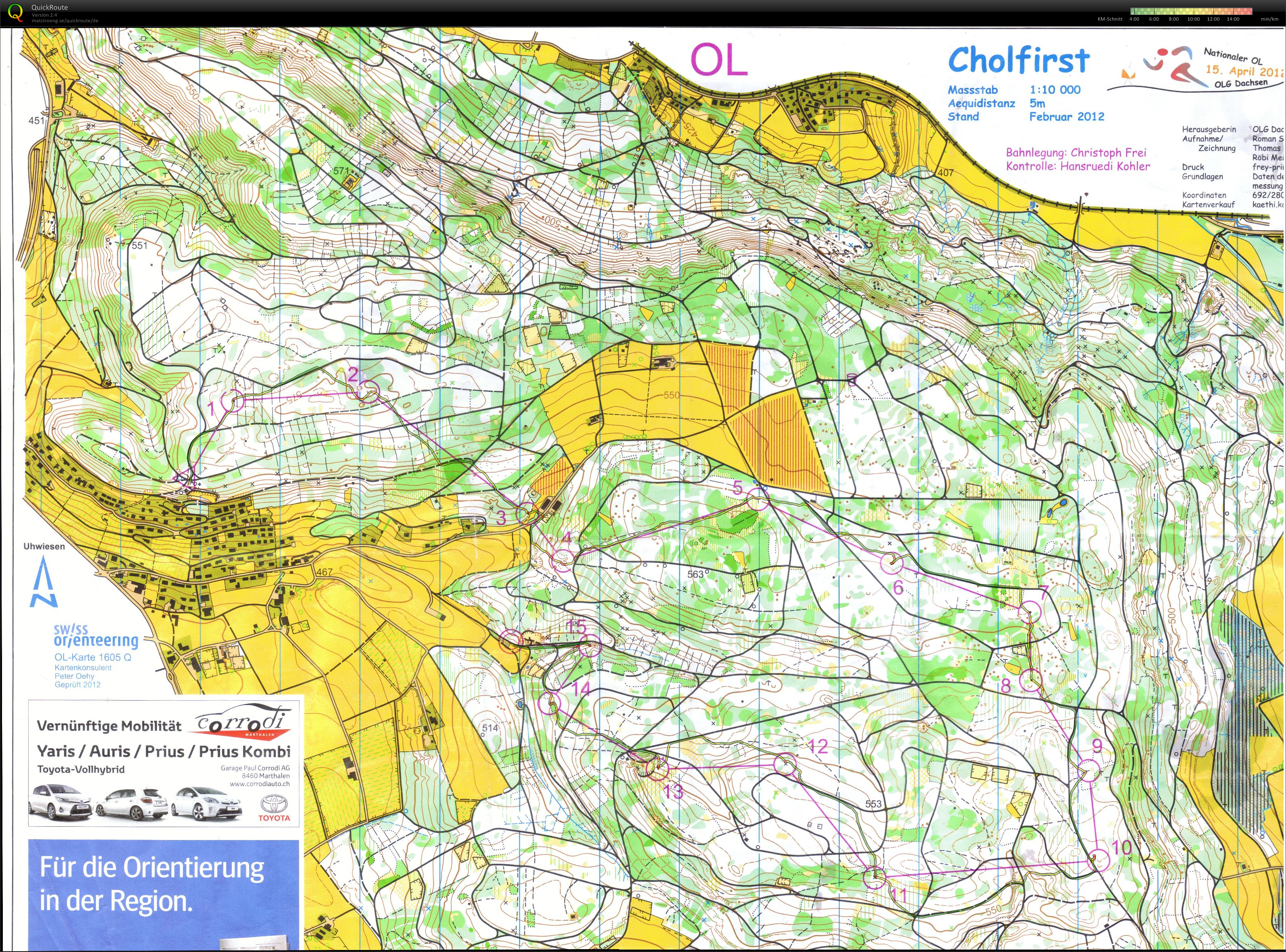 3. Nationaler OL (15.04.2012)
