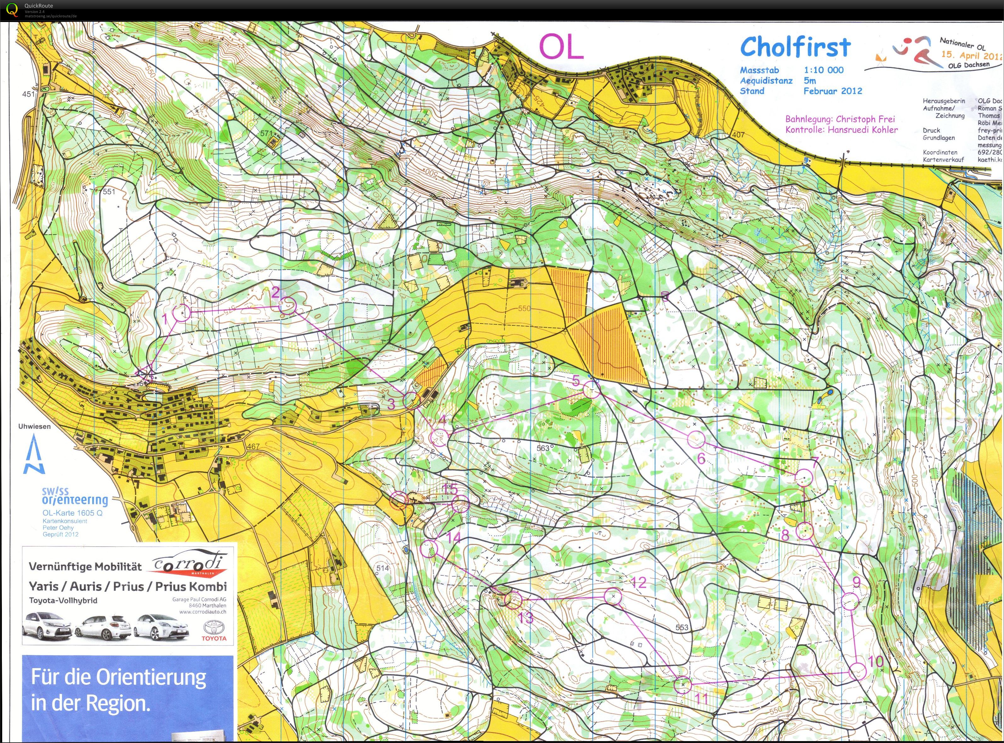 3. Nationaler OL (15.04.2012)