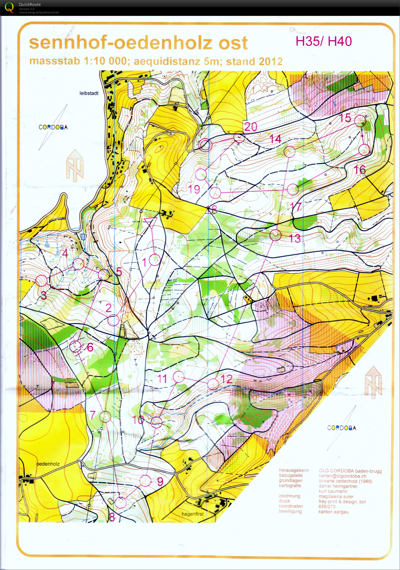 Zurzacher OL 2012 (14/10/2012)