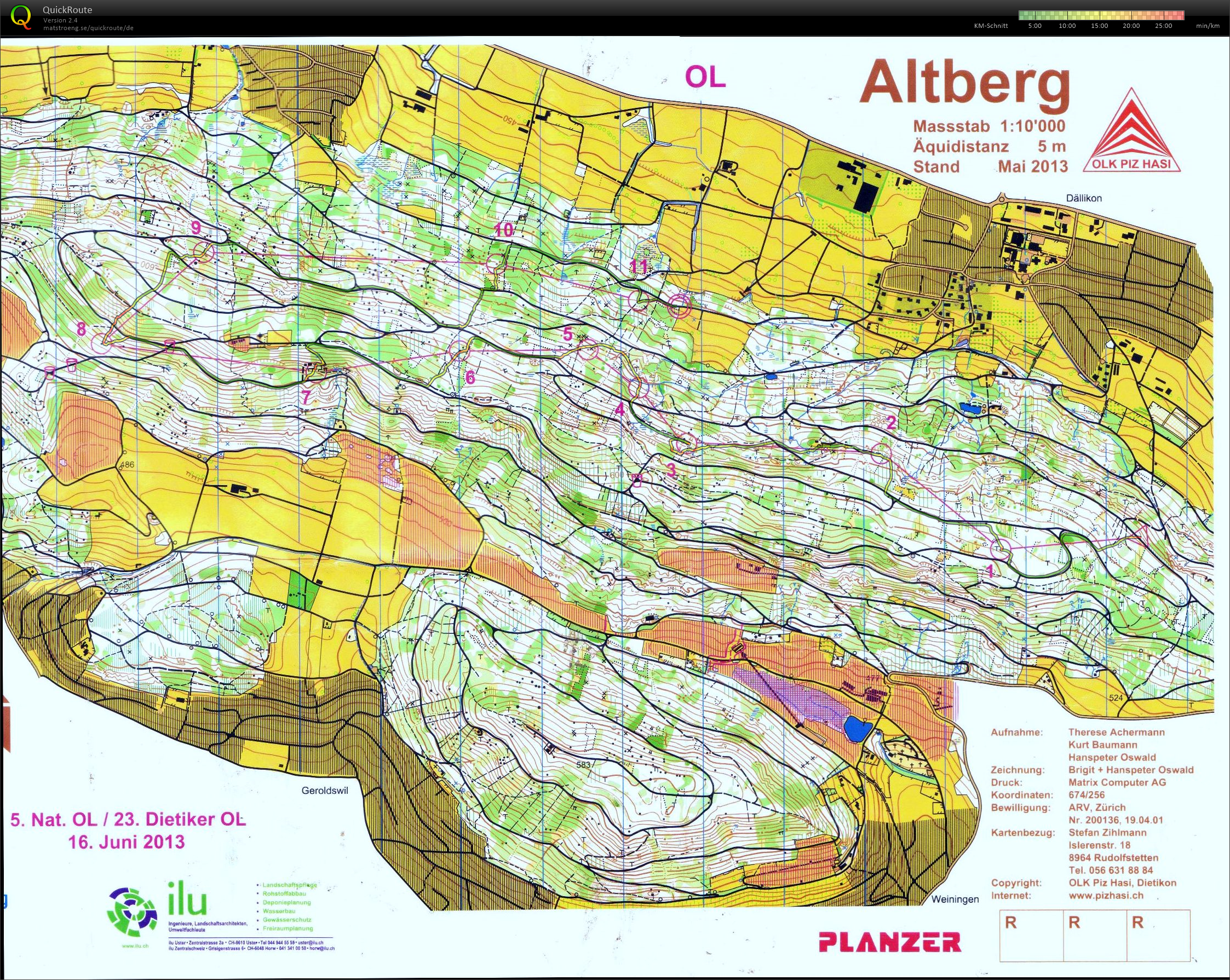 5. Nationaler OL/23. Dietiker OL (2013-06-16)