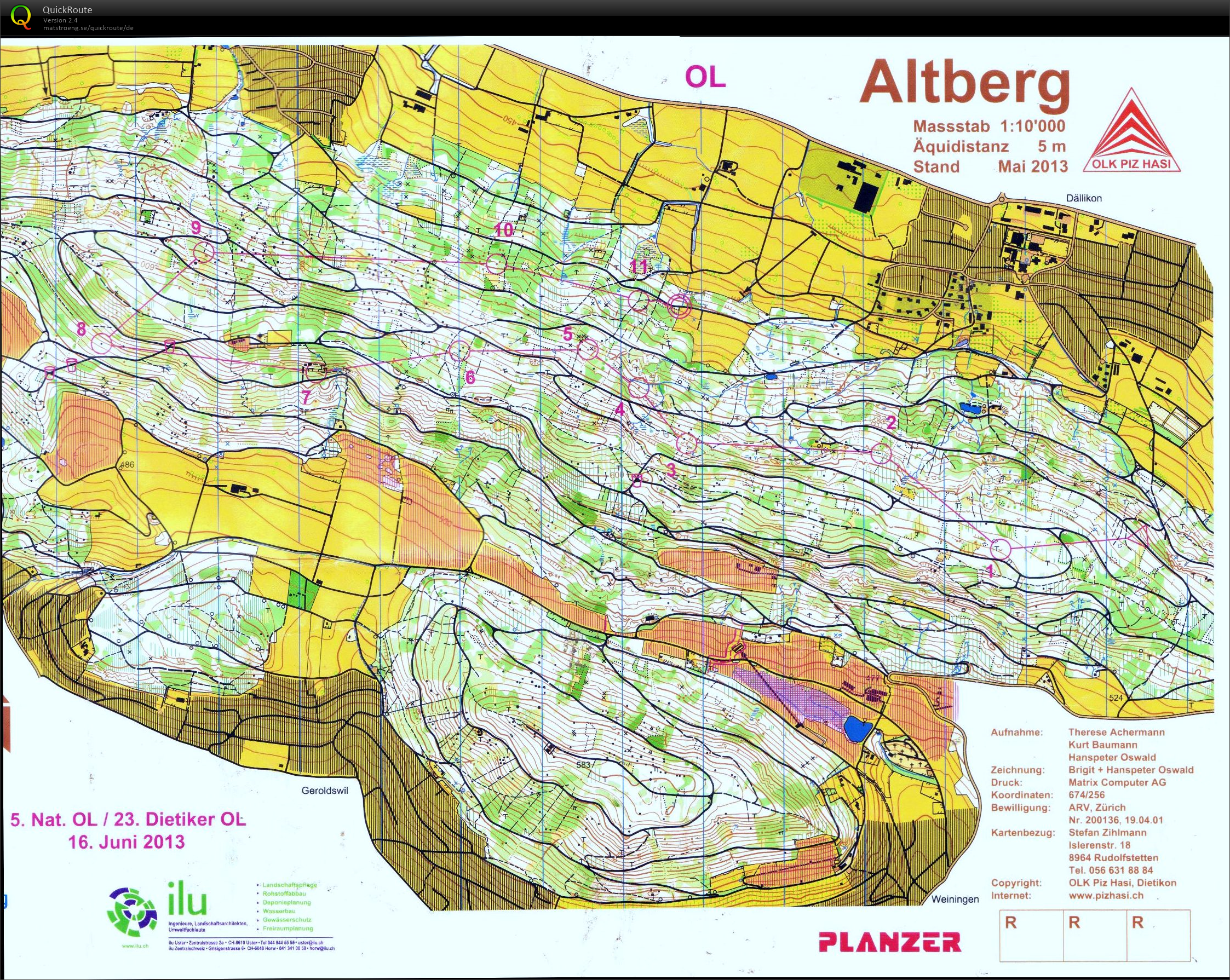 5. Nationaler OL/23. Dietiker OL (2013-06-16)